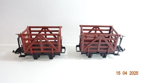LGB Spur G 40180 Güterwagen Gatterwagon neuwertig in OVP CK7531 – Bild 3