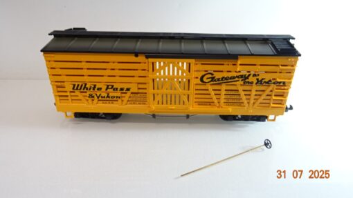 LGB Spur G 4168 US Box Car Verschlagwagen Viehwagen White Pass & Yukon PK167