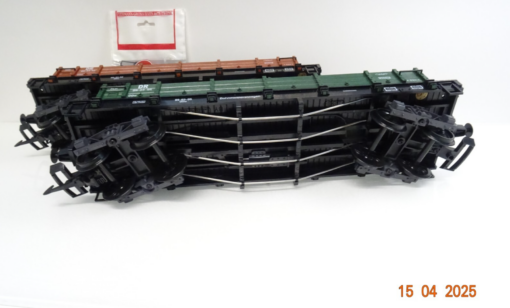 LGB Spur G 42610 Niederbordwagen-Set 2tlg der DR neuwertig in OVP JL111 – Bild 5