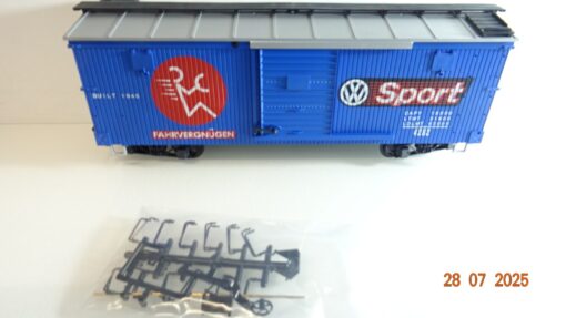 LGB Spur G 4290 VW Gedeckter Güterwagen "VW Sport" in OVP siehe Foto PK56 – Bild 3