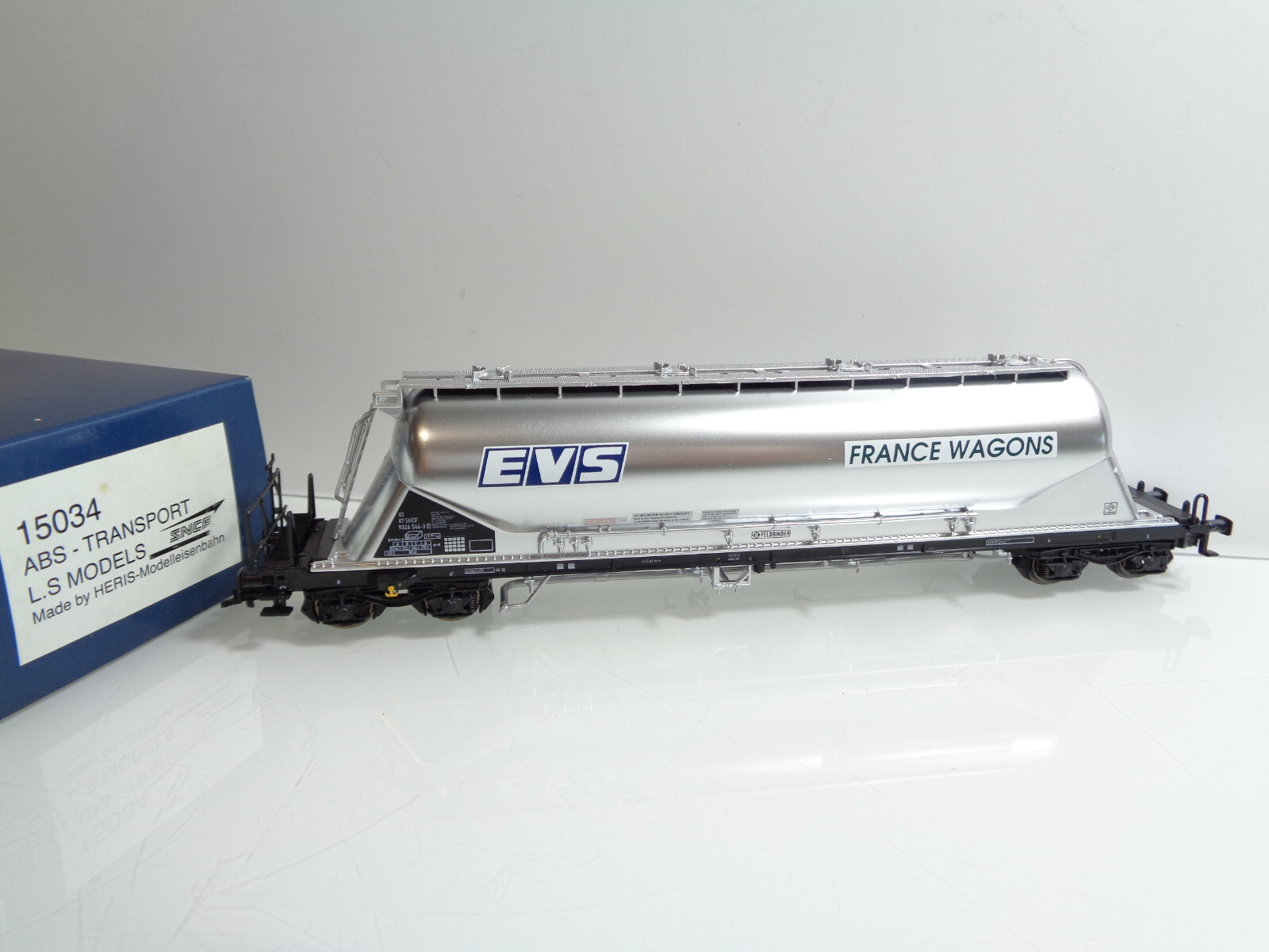 LS Models H0 15034 Silokesselwagen FRANCE WAGONS EVS der SNCF in OVP JD6666