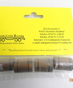 Ladegüter Bauer H0 Ladegut Rohre gealtert 4 Stück 24 mm in OVP RR4311