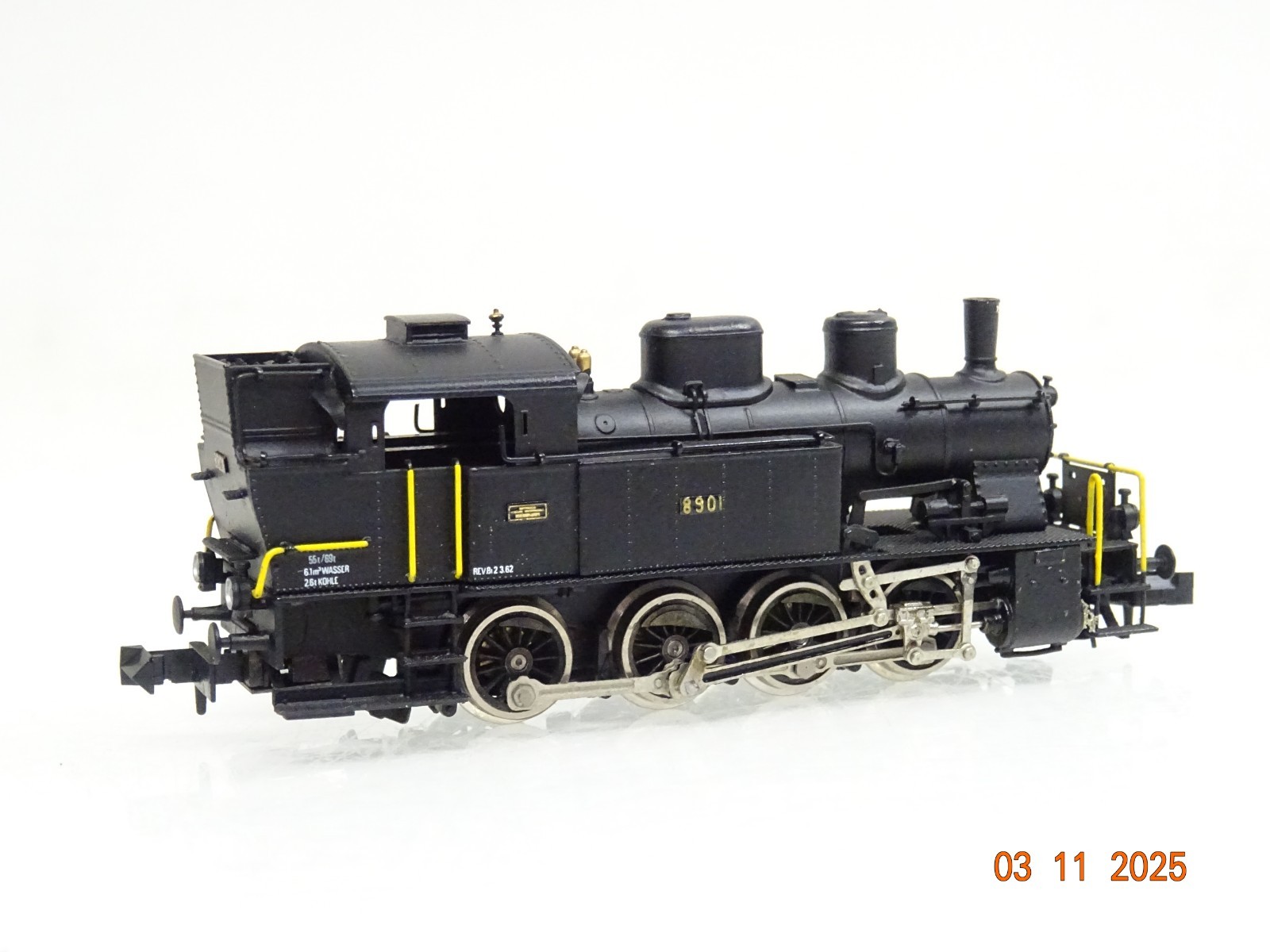 Lemaco N 001 Schweiz Dampflok E 4/4 8901 der SBB in OVP JL4022 – Bild 3