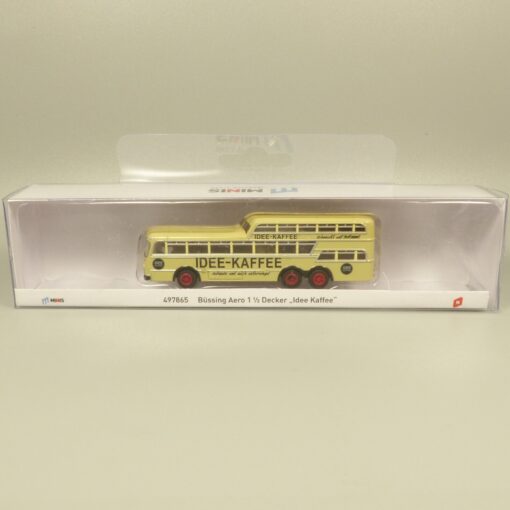 Lemke Minis 1:160 497865 Büssing Aero 1 1/2 Decker Idee Kaffee in OVP EX6166 – Bild 4