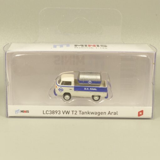 Lemke Minis 1:160 LC3893 VW T2 Tankwagen Aral in OVP EX6189 – Bild 4