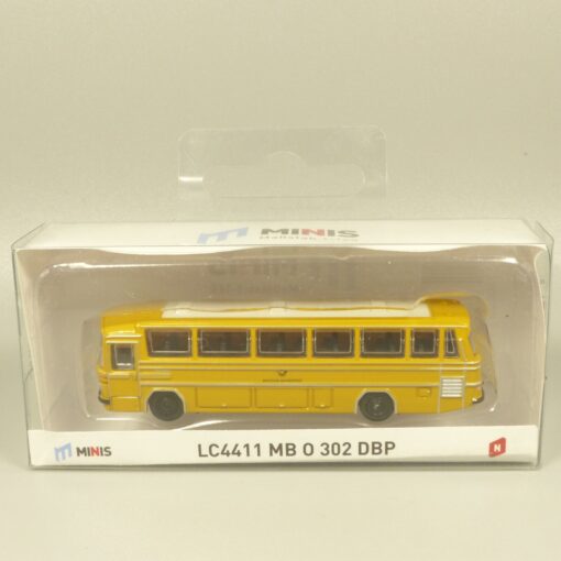 Lemke Minis 1:160 LC4411 MB O 302 Post Überlandbus Bundespost in OVP EX6170 – Bild 4