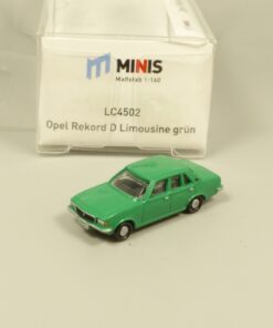 Lemke Minis 1:160 LC4502 Opel Rekord D Limousine grün in OVP EX6192