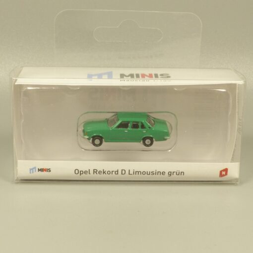 Lemke Minis 1:160 LC4502 Opel Rekord D Limousine grün in OVP EX6192 – Bild 4