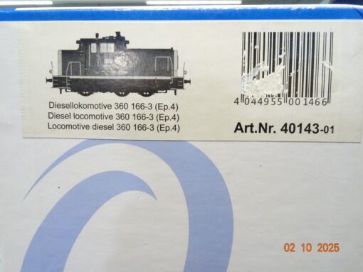 Lenz Spur 0 40143-01 Diesellok BR 360 166-3 der DB Digital Sound in OVP JL3311 – Bild 8