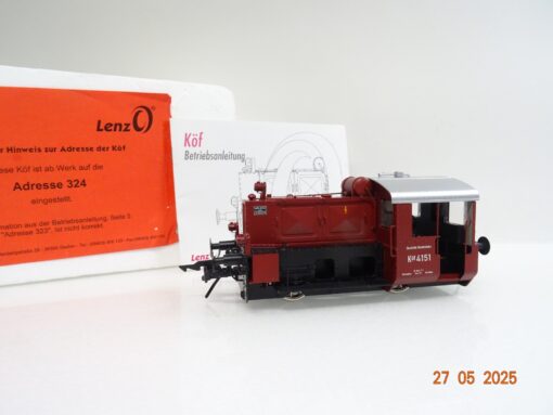 Lenz Spur 0 40150 Diesellok Köf 4151 der DB Digital in VP JL805