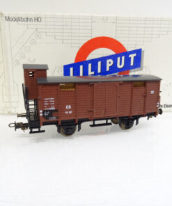 Liliput H0 213 03 Gedeckter Güterwagen der DB mit BrHs in OVP LE1340