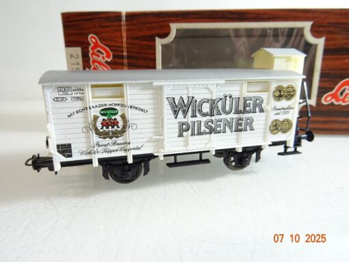 Liliput H0 215 02 Bierwagen Wicküler Pilsener in OVP RR3723 – Bild 3