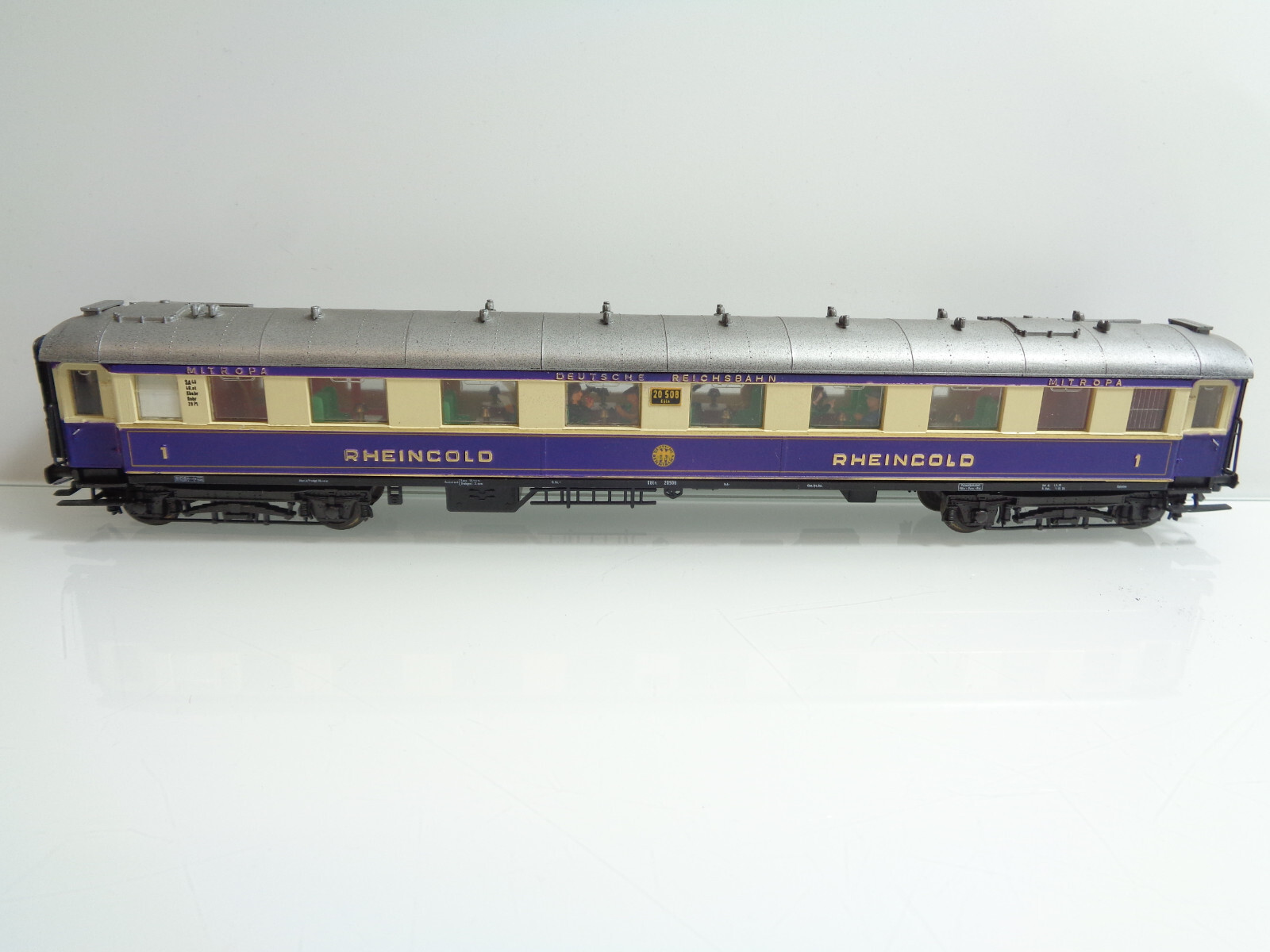 Liliput H0 82300 Rheingold Personenwagen 1.Kl. der DR in OVP JD1442 – Bild 3