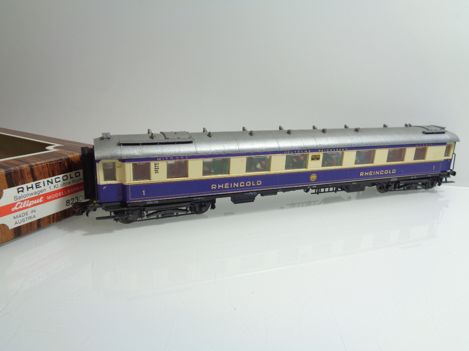 Liliput H0 82300 Rheingold Personenwagen 1.Kl. der DR in OVP JD1442