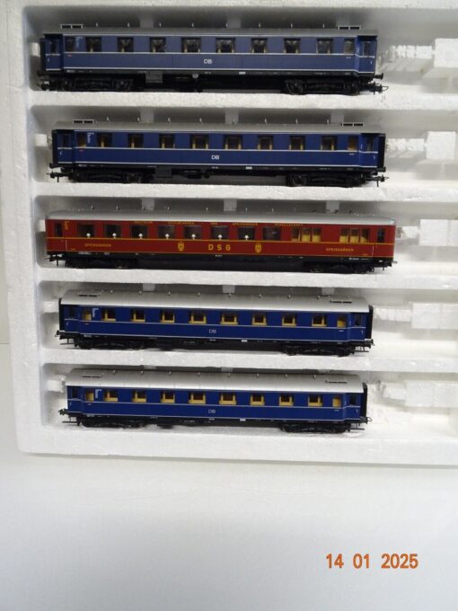 Liliput H0 844 Schnellzugwagen-Set 5tlg. der DB in OVP LE8237