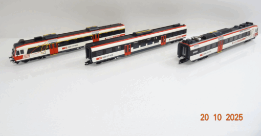 Liliput H0 L133941 Triebzug 3tlg. Domino Glarner Sprinter Digital JL3740 o. – Bild 4