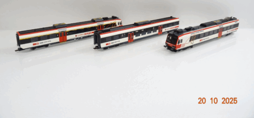Liliput H0 L133941 Triebzug 3tlg. Domino Glarner Sprinter Digital JL3740 o. – Bild 5