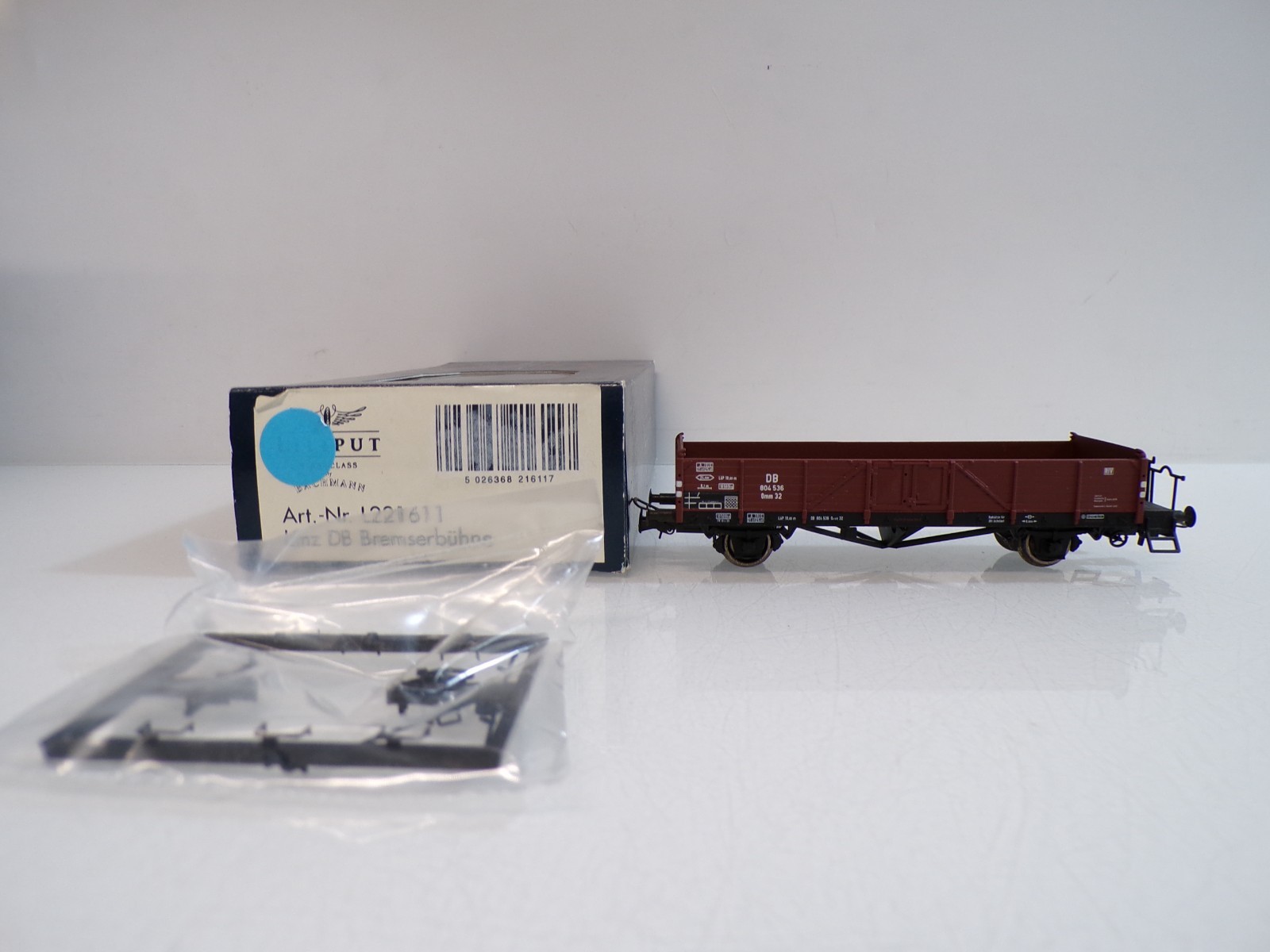 Liliput H0 L221611 offener Güterwagen Linz Bremserbühne der DB in OVP BH1771