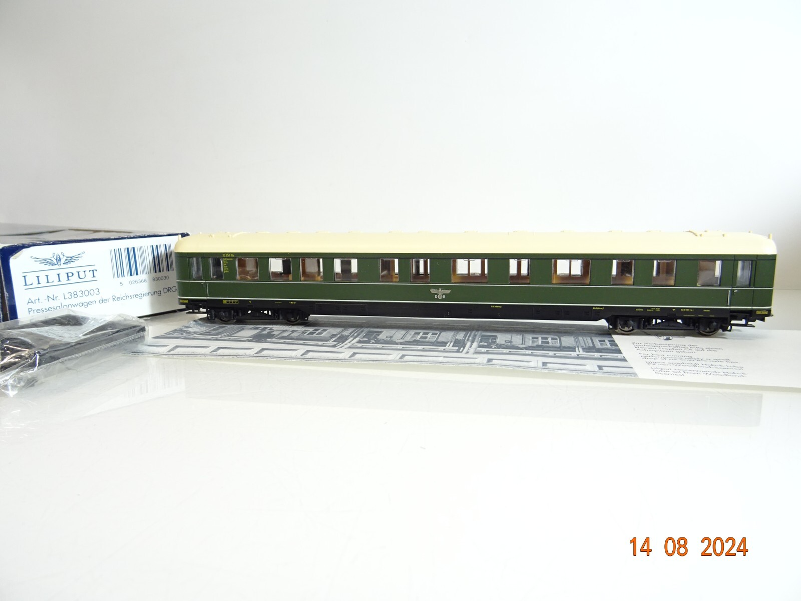 Liliput H0 L383003 Pressesalonwagen der DR neuwertig in OVP PR2036