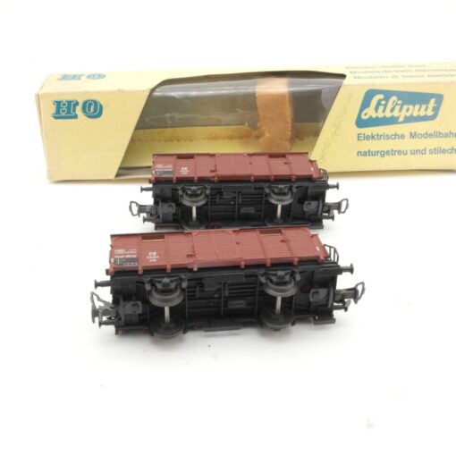 Liliput H0 Set Güterwagen mit Bremserhaus 113214 in EVP QR3929 – Bild 4