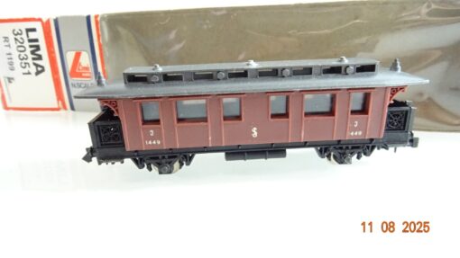 Lima N 320351 Personenwagen 449 3. Klasse der SJ in OVP RR2640 – Bild 3