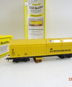 Lux Modellbau H0 8831 Gleisstaubsaugerwagen SSF-09 Technik in OVP JL3104