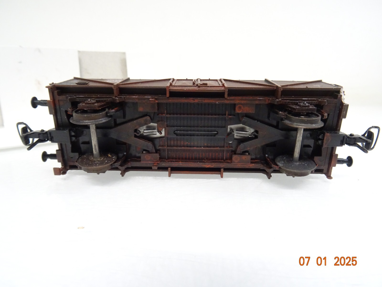 M+D H0 242 Hochbordwagen mit Kohlebeladung der EUROP SAAR in OVP PR5090 – Bild 5