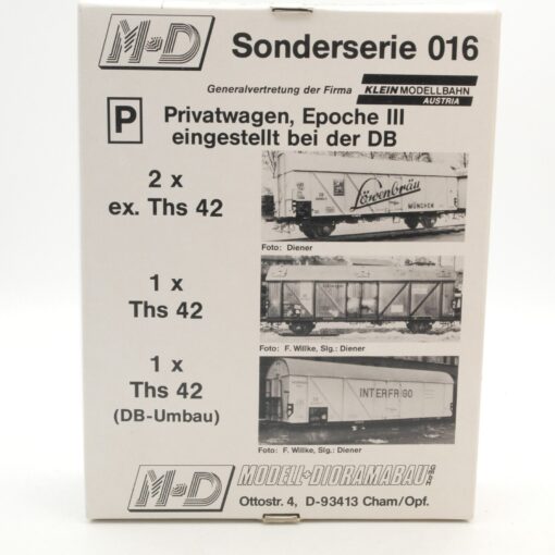 M+D H0 Sonderserie 016 Set Kühlwagen Ths 42 4 Stück der DB in OVP RG9707 – Bild 7
