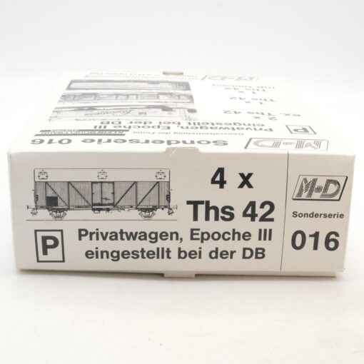 M+D H0 Sonderserie 016 Set Kühlwagen Ths 42 4 Stück der DB in OVP RG9707 – Bild 8