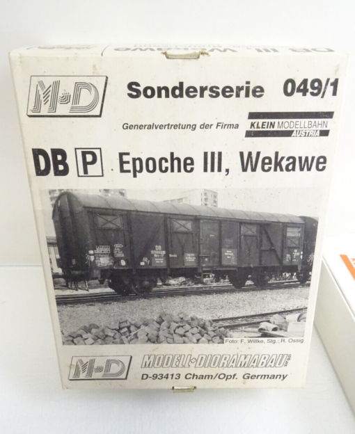 M+D H0 Sonderserie 049/1, LEERKARTON Klein Modellbahn 4Stck. siehe Foto AR7084 – Bild 3