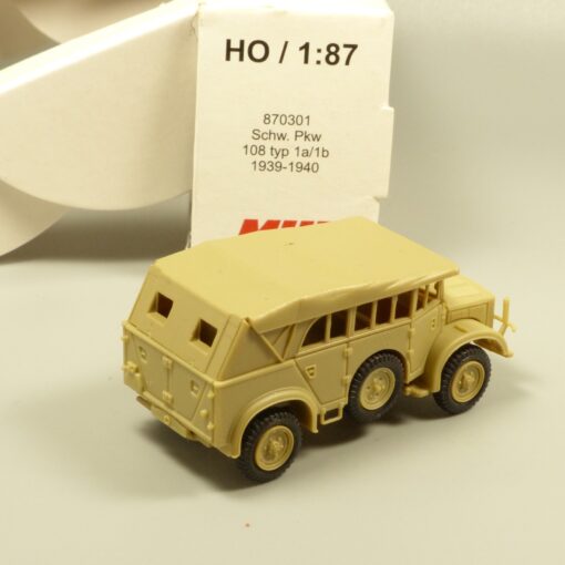 MHI 1:87 H0 870301 Schw. PKW 108 typ 1a/1b 1939-1940 Militär in OVP EX7908 – Bild 3