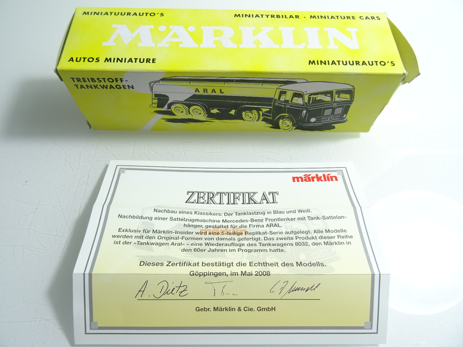 Märklin 18032 Treibstoff-Tankwagen Aral in OVP C68 – Bild 5