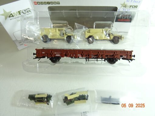 Märklin 4MFOR 1:87 46960 Bahntransport mit 2x Serval in OVP RR3256