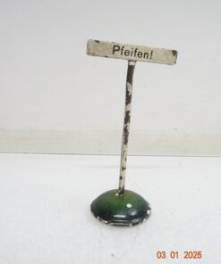 Märklin / Bing Spur 0 Signaltafel Pfeifen ! ca. 87mm Metall LE8126 o.