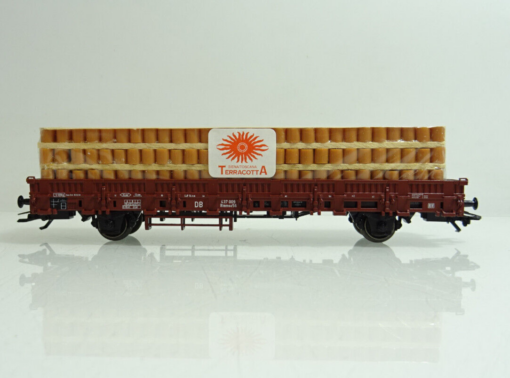Märklin H0 00691-1 Niederbordwagen beladen mit Terracotta-Töpfen in OVP AR8029 – Bild 3