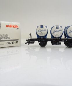 Märklin H0 00751-22 Behältertragwagen Löwenbräu der DB in OVP PR88