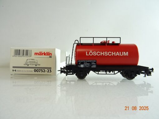 Märklin H0 00752-23 Kesselwagen Löschschaum Feuerwehr  in OVP PR9689