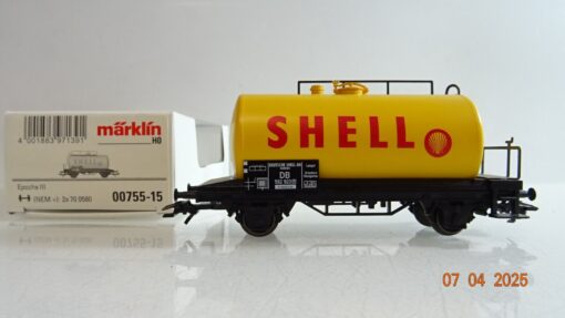Märklin H0 00755-15 Kesselwagen Shell der DB in OVP PR7006