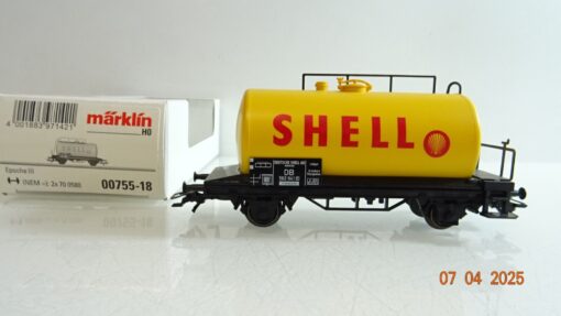 Märklin H0 00755-18 Kesselwagen Shell der DB in OVP PR7005