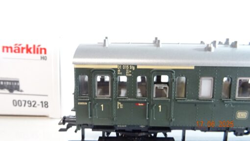 Märklin H0 00792-18 Abteilwagen 1./2. Kl. der DB in OVP PR8488 – Bild 3
