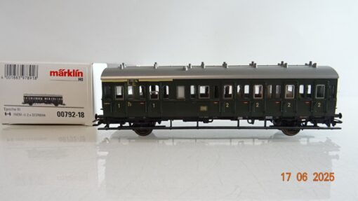 Märklin H0 00792-18 Abteilwagen 1./2. Kl. der DB in OVP PR8488