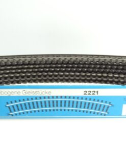 Märklin H0 2221 K Gleis 6 Stück siehe Foto in OVP CK8160