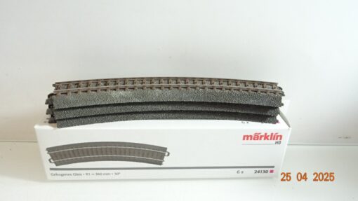 Märklin H0 24130 C Gleis gebogenes R1 360mm 3 Stück siehe Foto in OVP CK7802