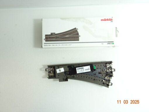 Märklin H0 24611 Weiche links mit Antrieb siehe Foto in OVP CK6606 – Bild 3