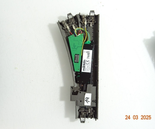 Märklin H0 24612 C Gleis Weiche rechts Antrieb u. Decoder siehe Foto CK6927 o. – Bild 3