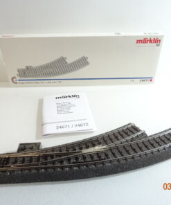 Märklin H0 24671 C-Gleis Bogenweiche links siehe Foto in OVP CK4575