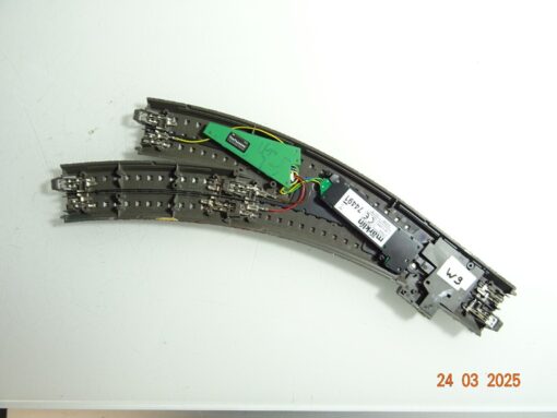 Märklin H0 24672 Bogenweiche rechts mit Antrieb u. Decoder siehe Foto CK6918 o. – Bild 3