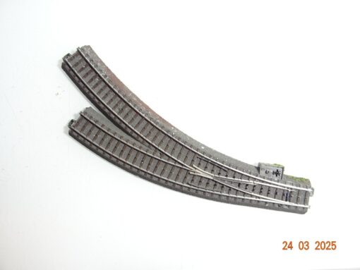 Märklin H0 24672 Bogenweiche rechts mit Antrieb u. Decoder siehe Foto CK6918 o.