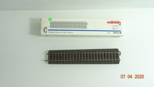 Märklin H0 24922 Übergangsgleis zum K Gleis siehe Foto in OVP CK7294