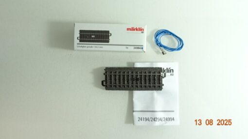 Märklin H0 24994 Schaltgleis gerade 94,2mm siehe Foto in OVP PK549